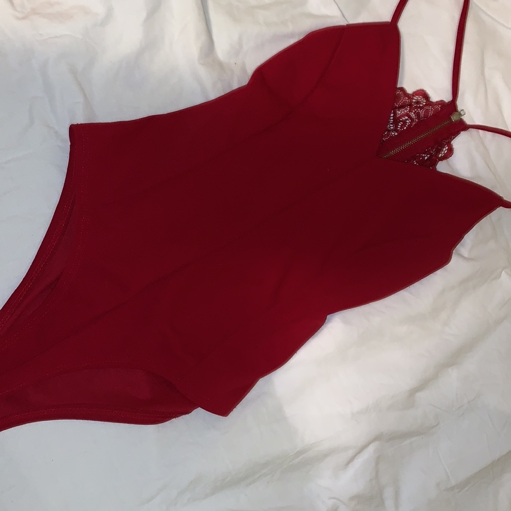 Red Lace Onsie